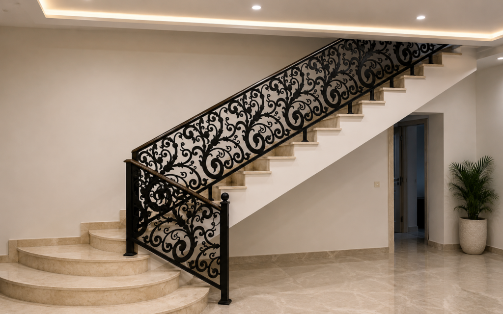 Luxury Stair Railing Design Kuwait