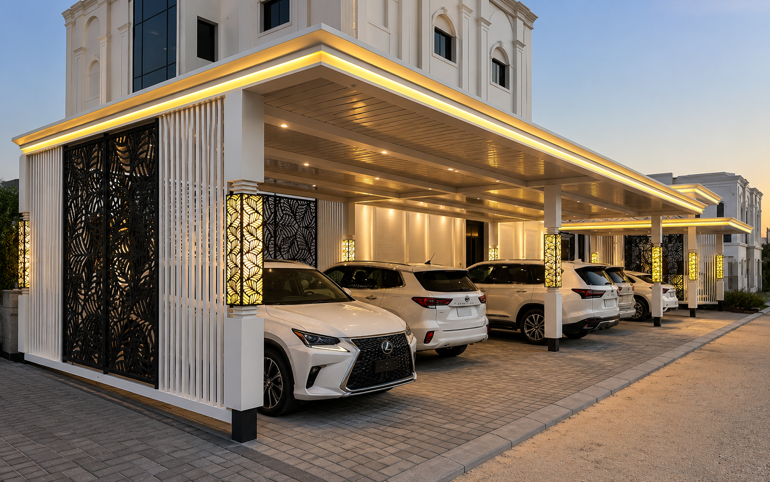 Mazallat Kuwait Premium Car Parking Shades & Outdoor Shade Solutions