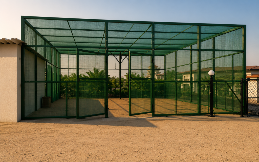 Outdoor Sports Court Shade Installation Kuwait