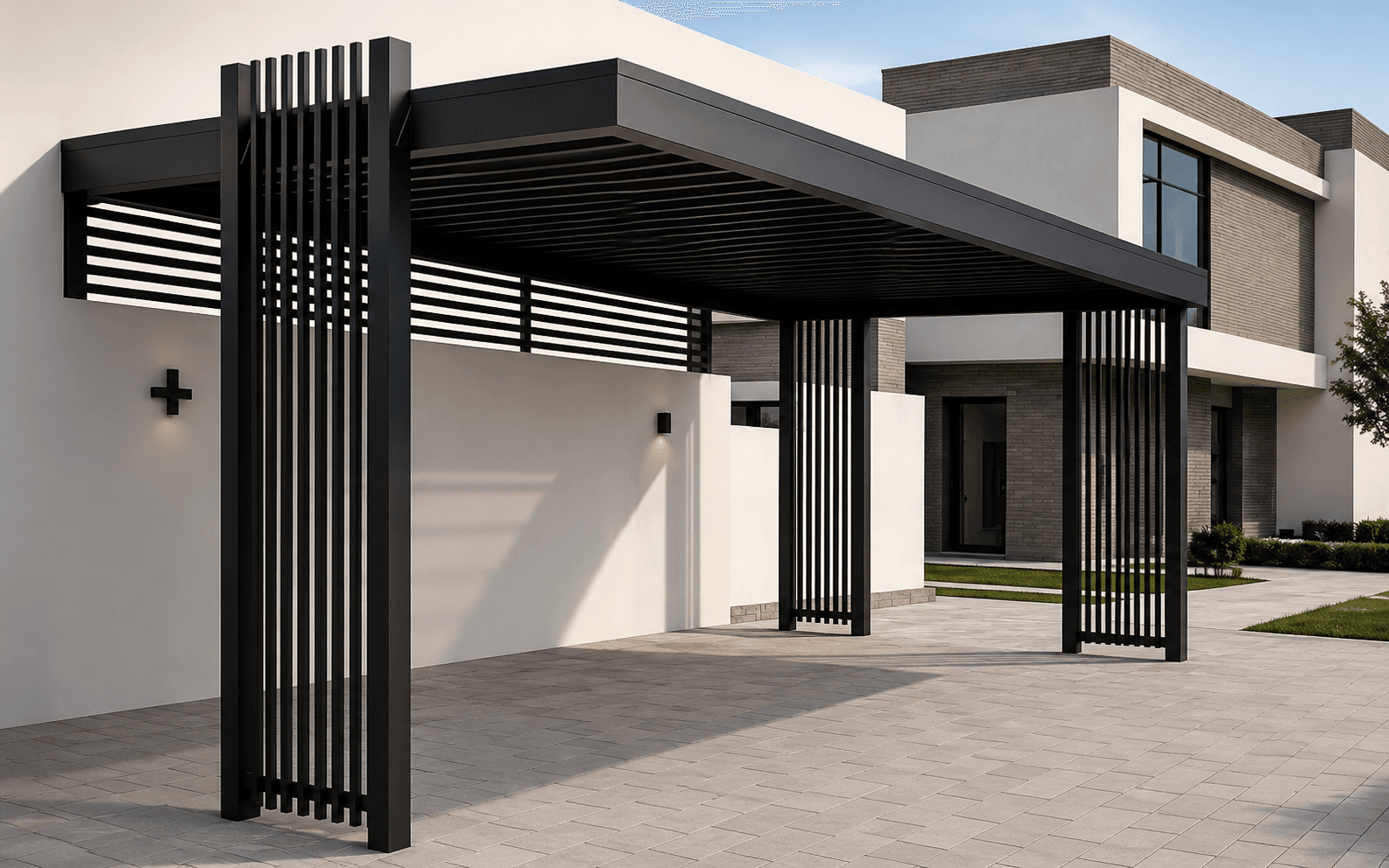 Balcony shade Kuwait retractable awning fixed canopy options