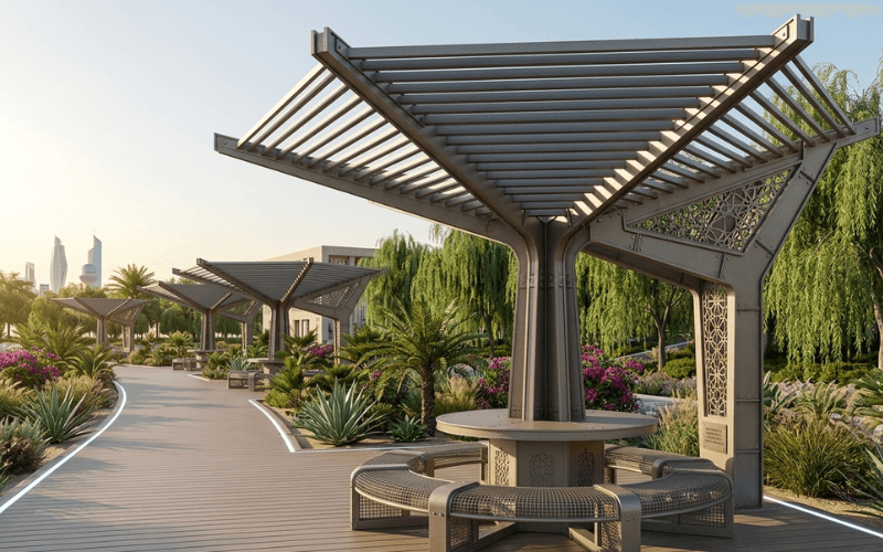 Balcony shade Kuwait apartment villa retractable awning